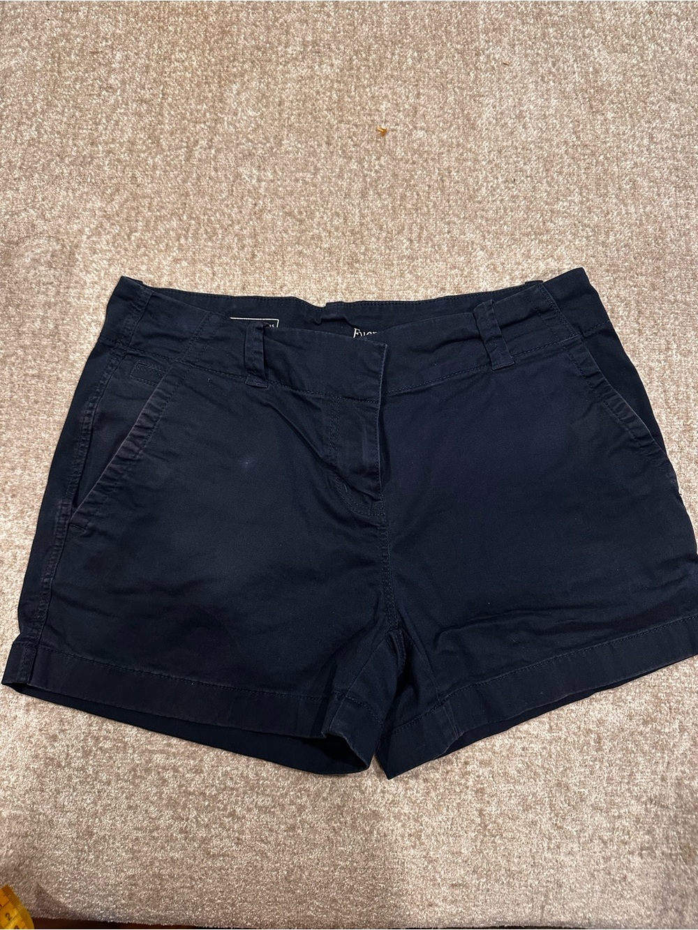 Women's Navy Casual Stretch Shorts